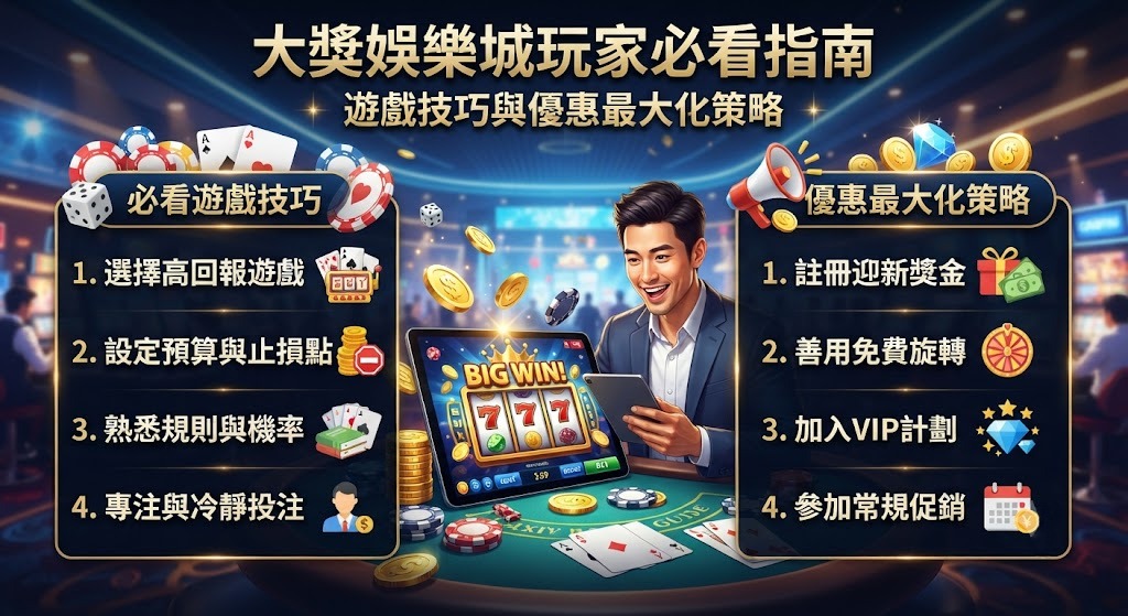 遊戲技巧與優惠最大化策略 遊戲技巧與優惠最大化策略