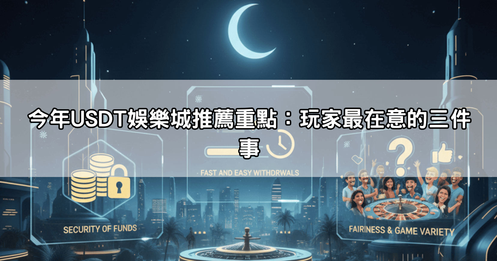 今年USDT娛樂城推薦重點：玩家最在意的三件事